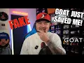 I VE NEVER SEEN THIS BEFORE DID GOAT JUST SAVE ME FROM GETTING A FAKE JORDAN