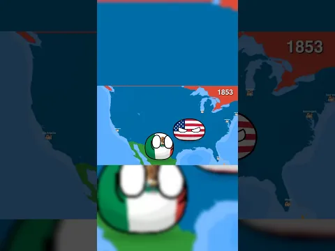 History of USA on Map #countryballs # #history #usa #america
