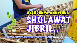 syahdunya angklung sholawat jibril penyejuk hati tutorial main not angka angklung pianika piano 