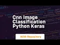 cnn image classification python keras