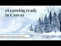 Fall 2024 Elementary eLearning Ready in Canvas Training