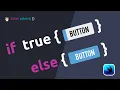 iOS SwiftUI Tutorial Conditional ViewModifiers Create your own Toggle Buttons