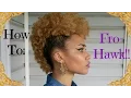 HOW TO FROHAWK MOHAWK ON 4B NATURAL HAIR