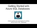Azure SQL Getting started 101