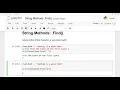 Fundamentals of Python Lesson 12 string Methods find English