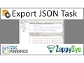 SSIS JSON Export Task - Generate JSON file from SQL Server MySQL or Oracle Tables