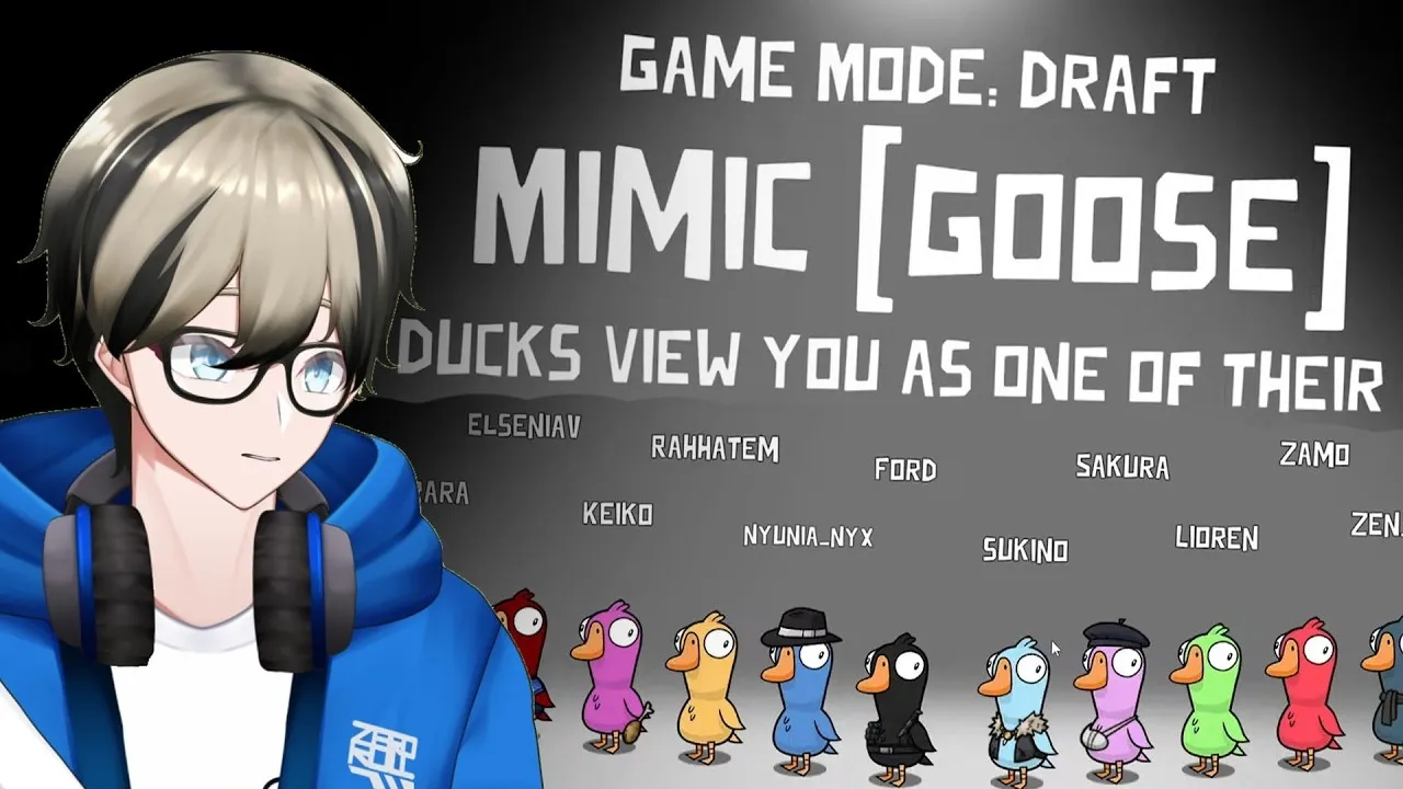 เมื่อผมเป็นมิมิค #goosegooseduck  FT.เพื่อนVtuber @kira.killssyt1699