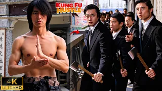 Surrounded by the Axe Gang… Still UNTOUCHABLE! 🔥 | KUNG FU HUSTLE