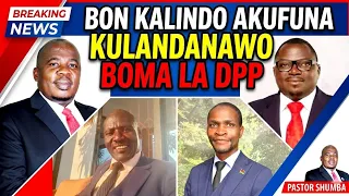 bon kalindo wants to call the dpp government pastor moses shumba tonight breakingnews viral