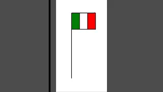 draw the italian flag using turtle python which country s next