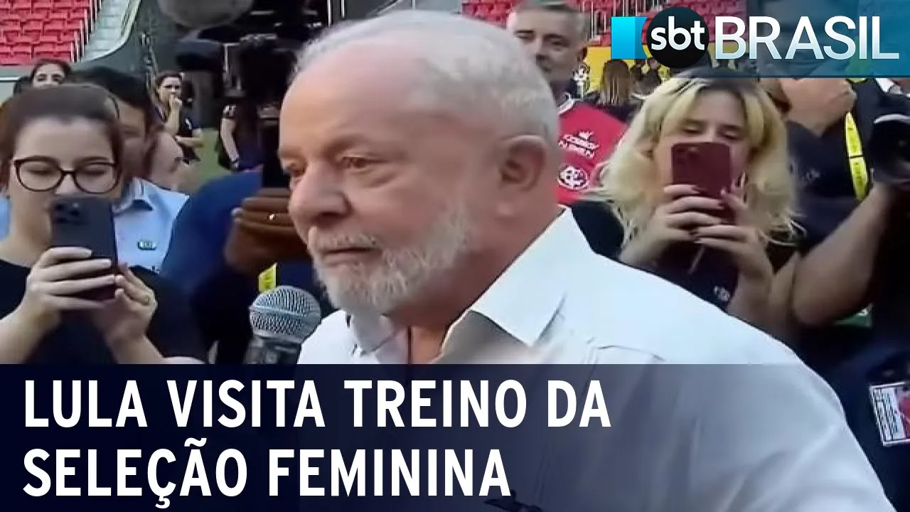 Lula vai em treino da seleção feminina e em festa junina do PT | SBT Brasil (01/07/23)