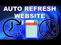 How to Refresh Web page Reload Web page at a Certain Time