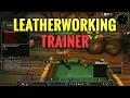 Stormwind Leatherworking Trainer Location WoW Classic