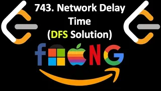 Leetcode 743 Network Delay Time DFS Solution in Python