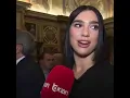 Download Lagu The Albanian singer Dua Lipa having interview in Albanian language #shorts