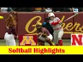 Nebraska vs Minnesota Softball Game 2 Highlights May 4 2024