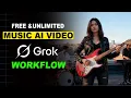 Lagu Grok AI + SUNO AI! Foto Bisa Nyanyi + Bikin VIdeo Klip Musik - BEST AI MUSIC VIDEO GENERATOR