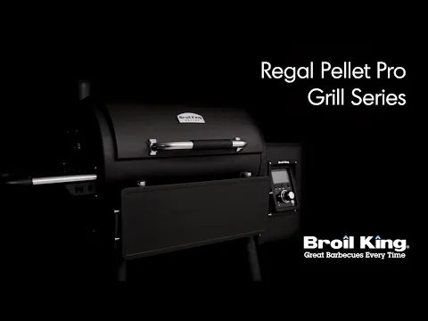 Copertura Per Griglia Broil King Regal Pellet 500 - In Poliestere 900D Impermeabile, Blu, Con Garanzia 5 Anni