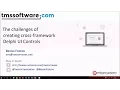Developing user interface controls for both VCL and FMX with Bruno Fierens - CodeRage XI
