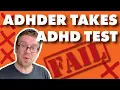 AD test WITH breakdown PLUS tips on answering it