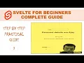 Svelte tutorial for beginners complete guide - Bindings