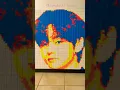 Download Lagu Making BTS V out of Rubik's cube wow 😲😲😲 | Can you make KiM taehyung with Rubik's cube? 625 cubes