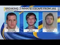 3 inmates escape from Tuscaloosa County Jail May 23