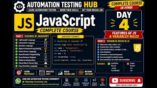 JavaScript Tutorial in Hindi Day 3 Features and variables