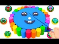Download Lagu Video satisfactorio: Cómo hacer un pastel redondo de arcoíris con corte de arena cinética ASMR