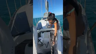 A Typical 5 hour sail ASMR ⛵️ #boatlife #grwm #morningroutine #sailing #sailors #offgrid #asmrsounds