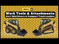 Cat Skid Steer and Compact Track Loaders Work Tools Attachments