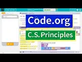Code org Lesson 11 6 Traversals Practice Tutorial with Answers Unit 6 CS Principles
