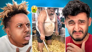 اكل شوارع الهند🤢 (لا تتابع المقطع قبل لاتاكل💀)
