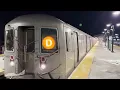 NYC Subway R68 D Trains Rerouted via the Culver F Line Action