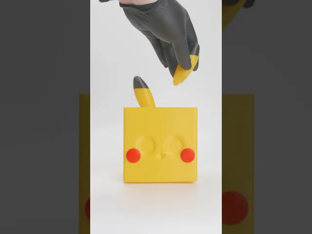 Pixachu (Pikachu) Pixel Storage Box & Planter - Gridfinity Compatible! video thumbnail