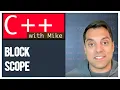 C Block Scope Modern Cpp Series Ep 12