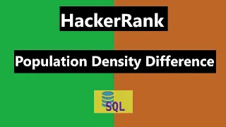 Population Density Difference Hackerrank Solution - SQL Hackerrank SQL
