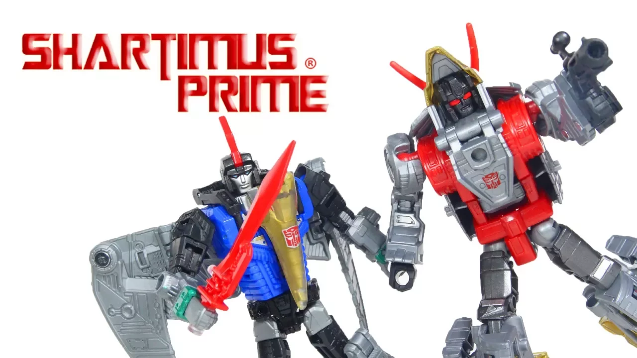 Transformers Slug and Swoop Power of the Primes Hasbro Action Figure Toy Review