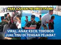 Download Lagu Viral, Aksi Anak Jualan Tisu di Tengah Acara HUT TNI ke-80 di Monas