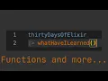 Thirty Days Of Elixir