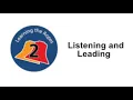 LtR Level 2 - Listening and leading