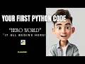 Install Python VS Code Python for Absolute Beginners Zero to Hero Series cs - unlocked