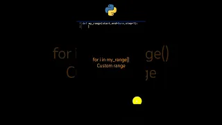Create your own range function