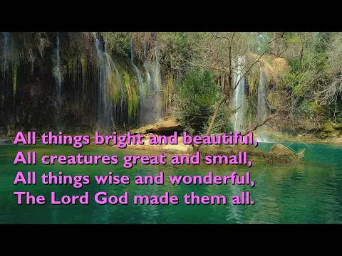 Download MP3 All Things Bright and Beautiful (Tune: Monk - 5vv) [with lyrics for congregations]