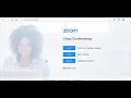 Signing into Zoom at UVic