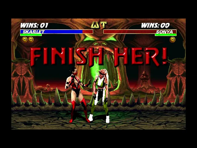Mortal Kombat Skarlet "Kiss of Death" Fatality