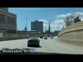 4K Milwaukee WI - Highway Drive I-43 South
