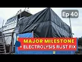 NEW STEEL IS IN! (Major Hull Milestone) + DIY Electrolysis Bath (Ep 40)