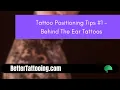 Positioning Help For Tattooing - How To Position Yourself For A Behind The Ear Tattoo