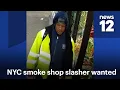 Smoke shop slasher on the run in The Bronx News 12